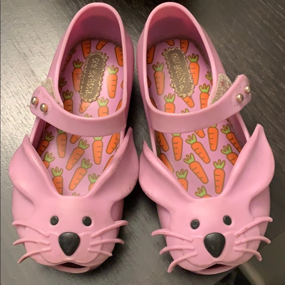 Mini Melissa girl’s shoes 7size smells good